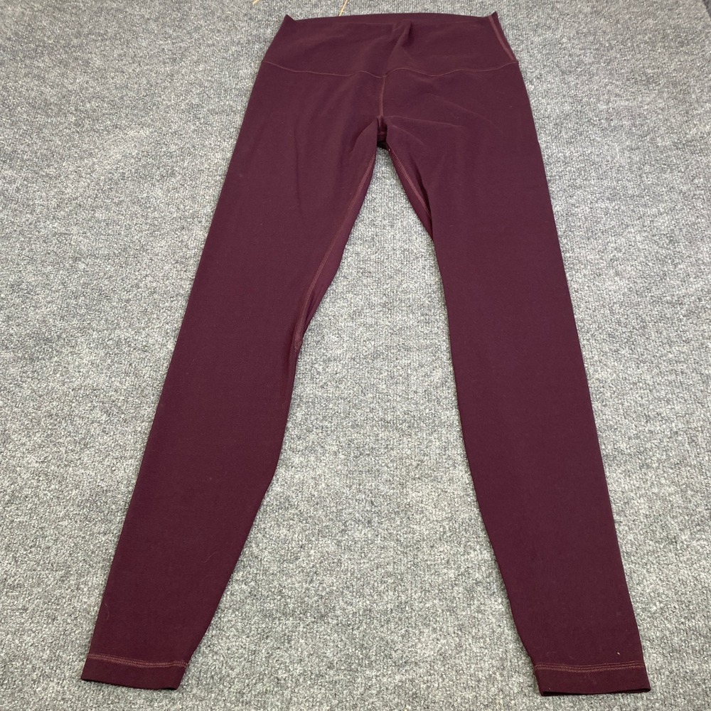 Lululemon Align High-Rise Pant 28 Burgundy Plum Leggings LW5DQPT Size 12